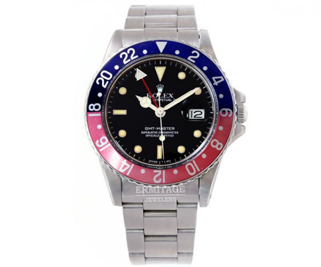 Steel Rolex GMT-Master 16750 Year 1985